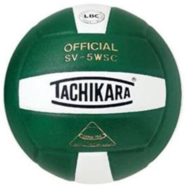 Tachikara Tachikara SV5WSC.DGW Sensi-Tec Composite High Performance Volleyball - Dark Green-White SV5WSC.DGW - main